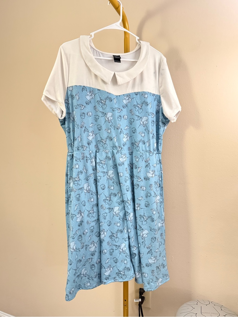 Disney Cinderella Her Universe Mini Dress with White Peter Pan Collar